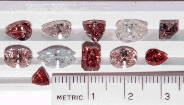 polished fancy color diamonds