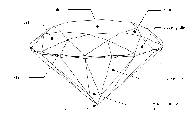 Brilliant cut anatomy